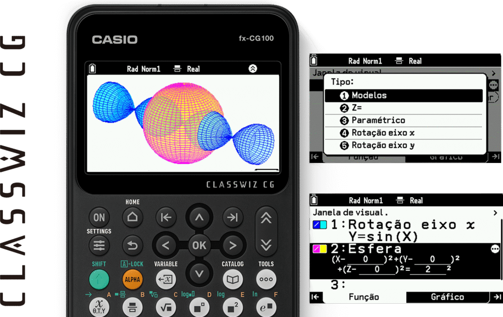 fx-CG100 Gráfico 3D