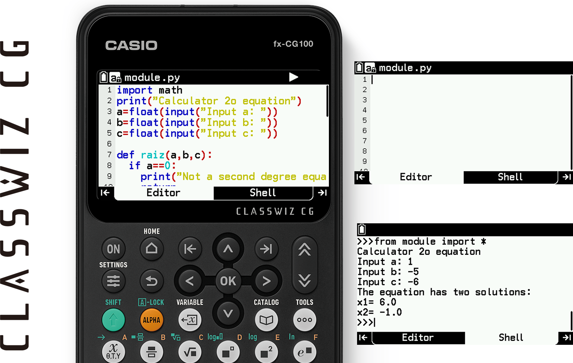 fx-CG100 Aplicativo Python